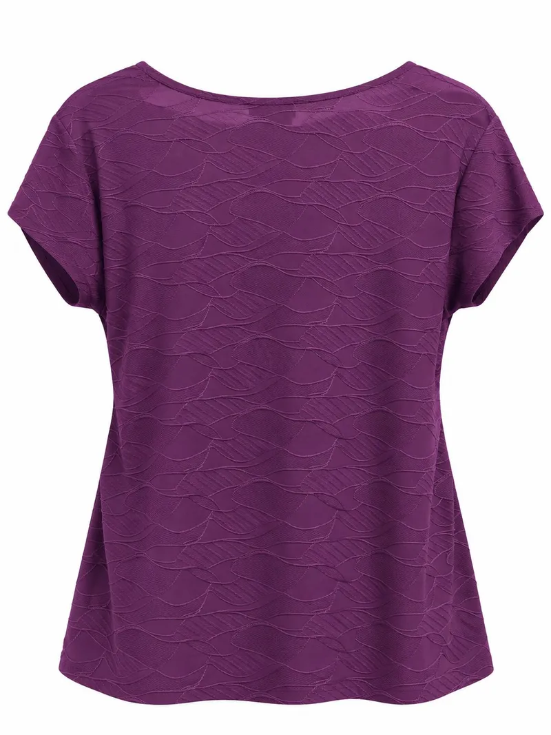 Blusa Waves Plum, foto 2