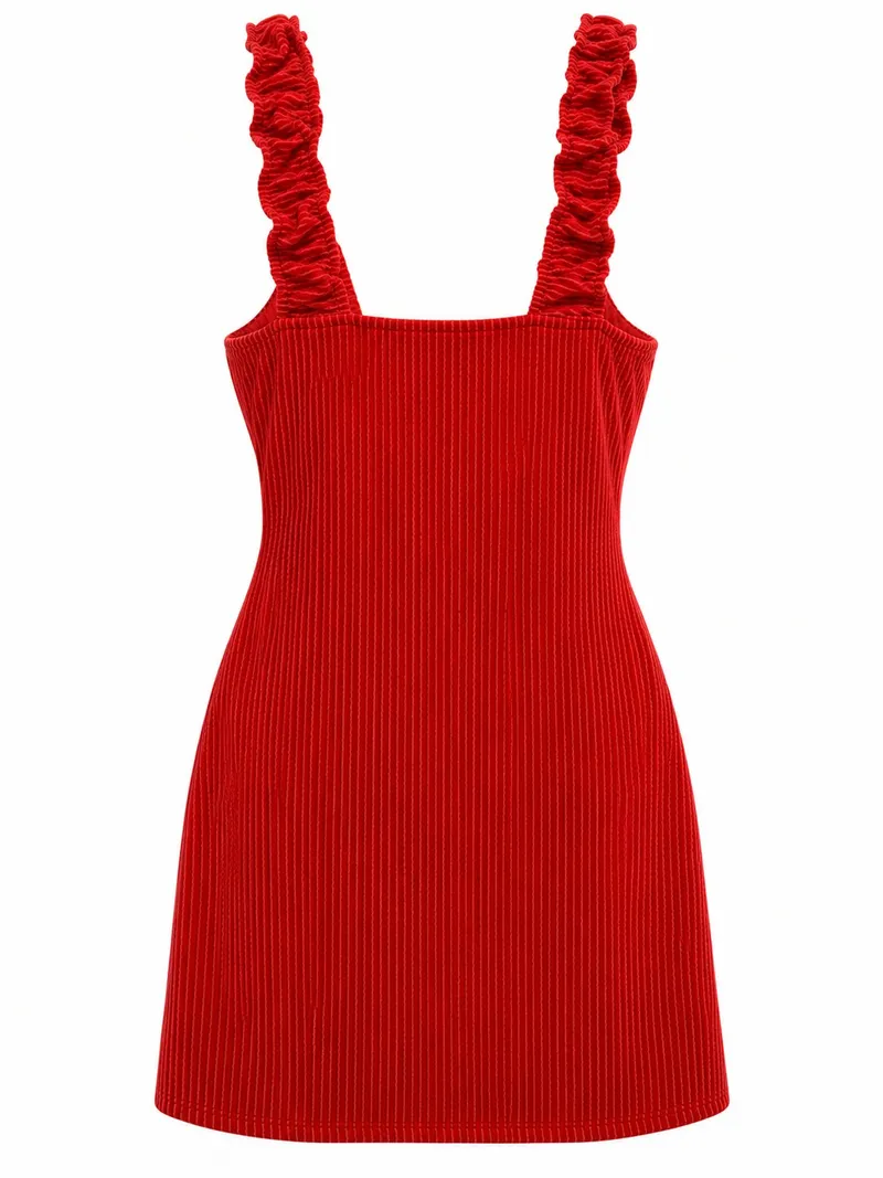 Vestido Red Ruffles, foto 2