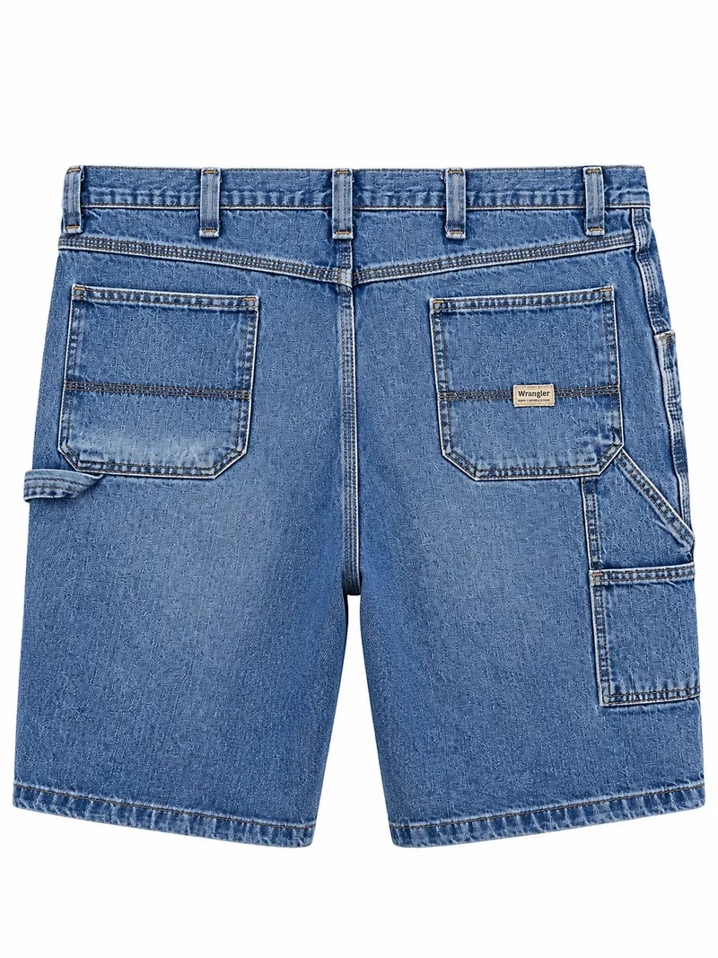 Washed Denim Carpenter Shorts, foto 2