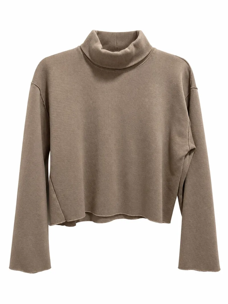 Suéter Crop Turtleneck