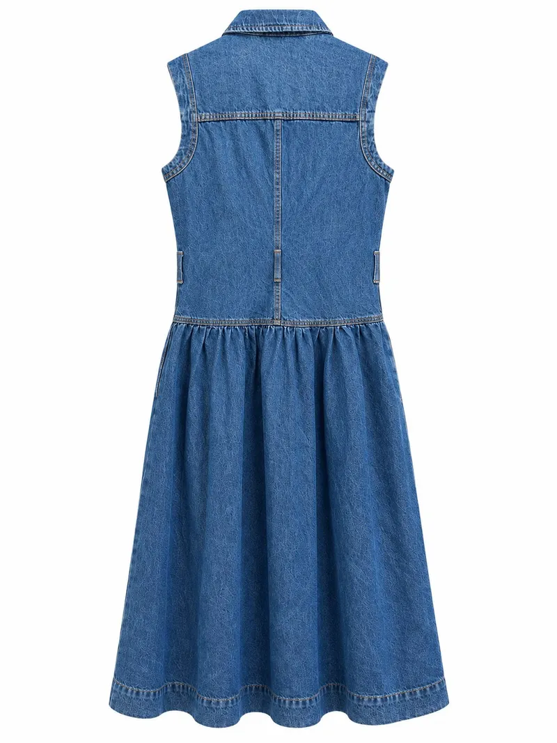 Vestido Denim Classic Chic, foto 2