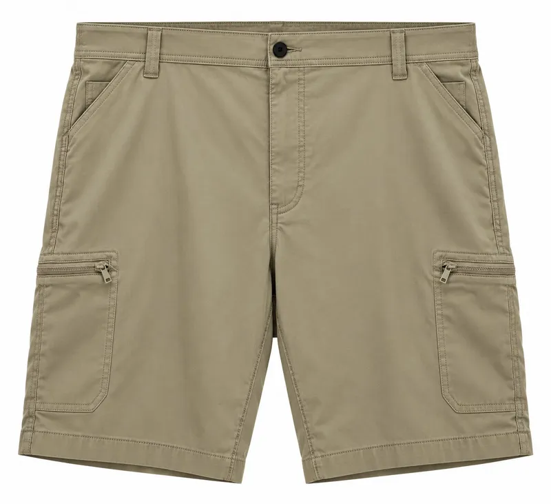 Khaki Cargo Shorts