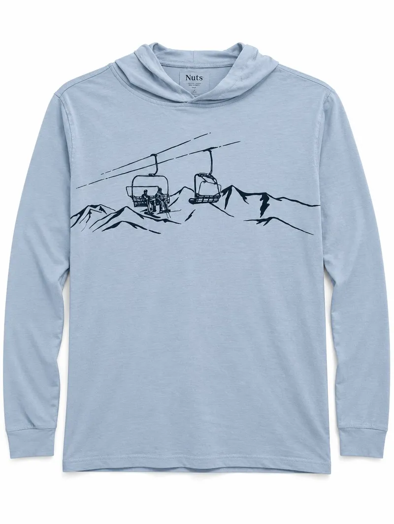 Hoodie Gráfico Ski Lifts