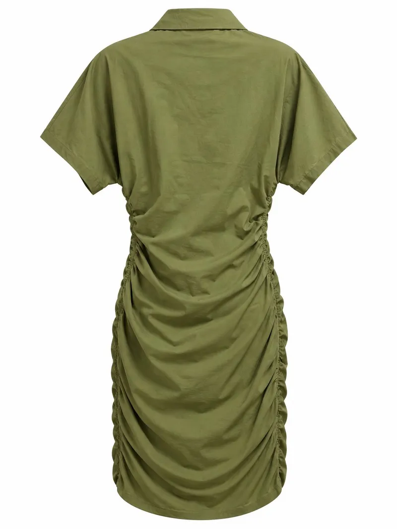 Vestido Camisero Olive Ruched, foto 2
