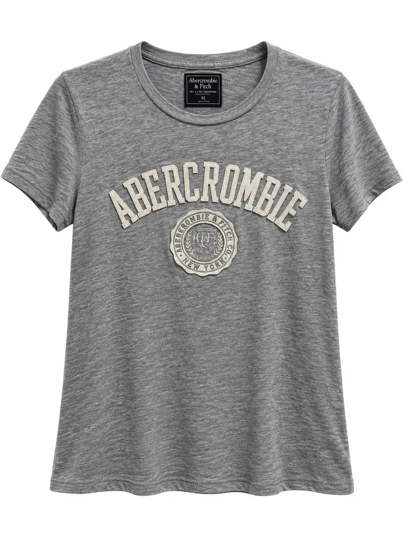 Suéter Abercrombie Graphic Gray