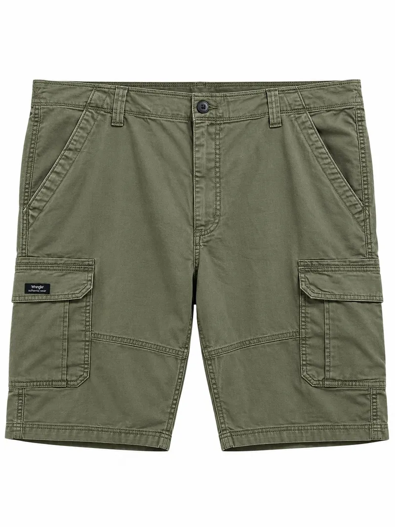 Olive Cargo Shorts