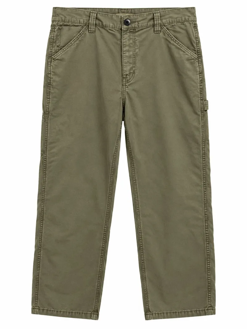 Olive Green Carpenter Pants