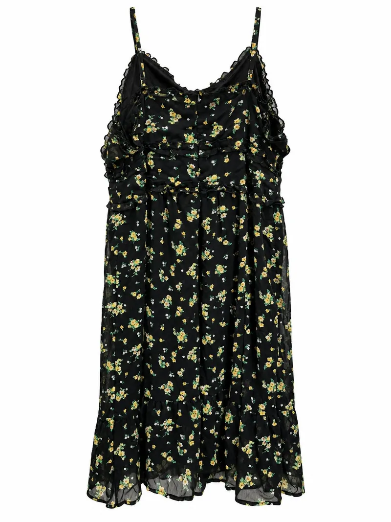 Vestido Black Floral Ruffles, foto 2