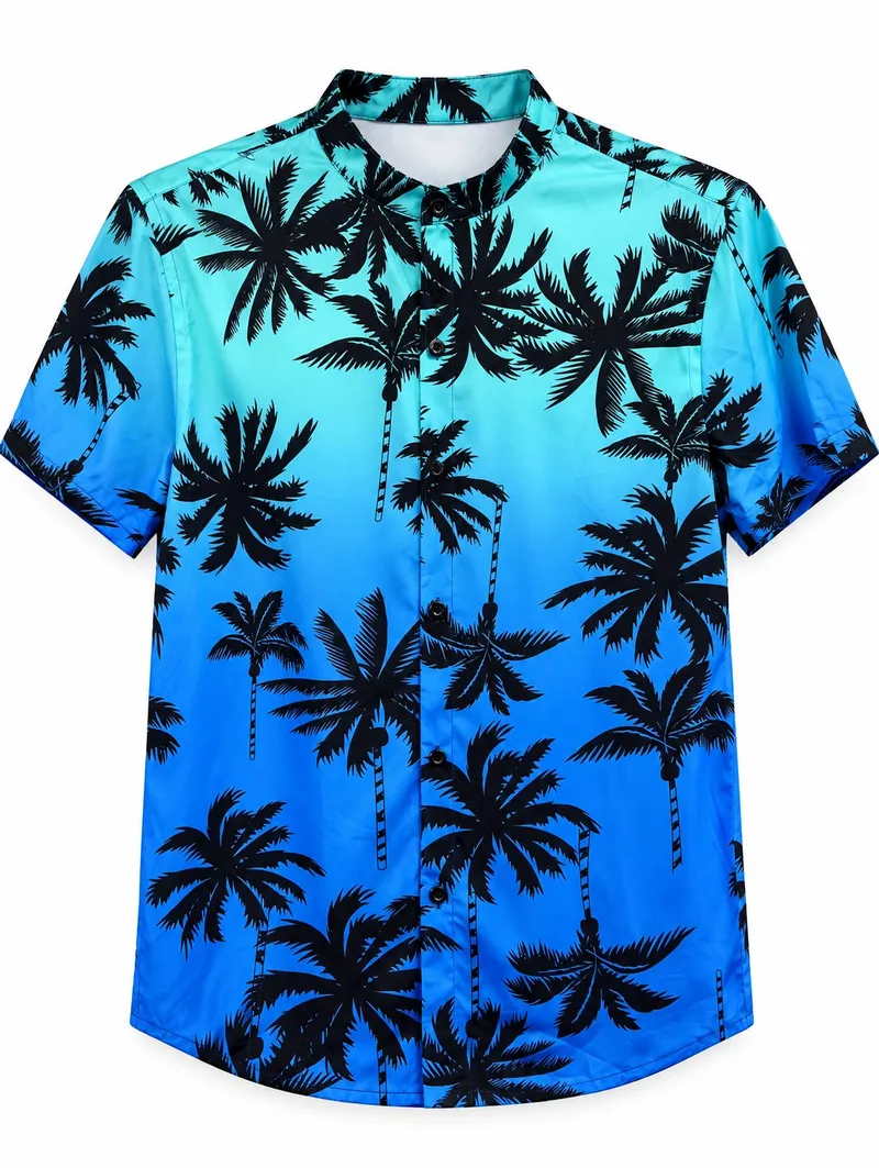 Camisa Veraniega Tropical Palm Trees