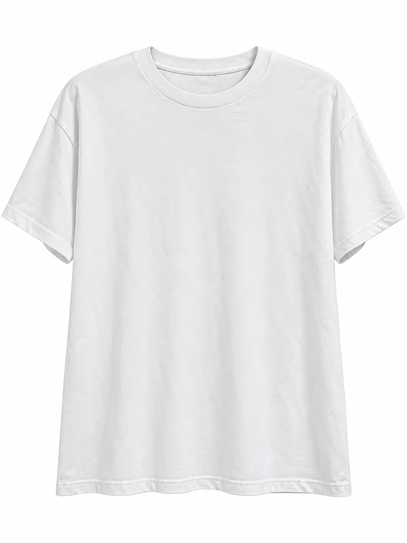 White Basic Tee
