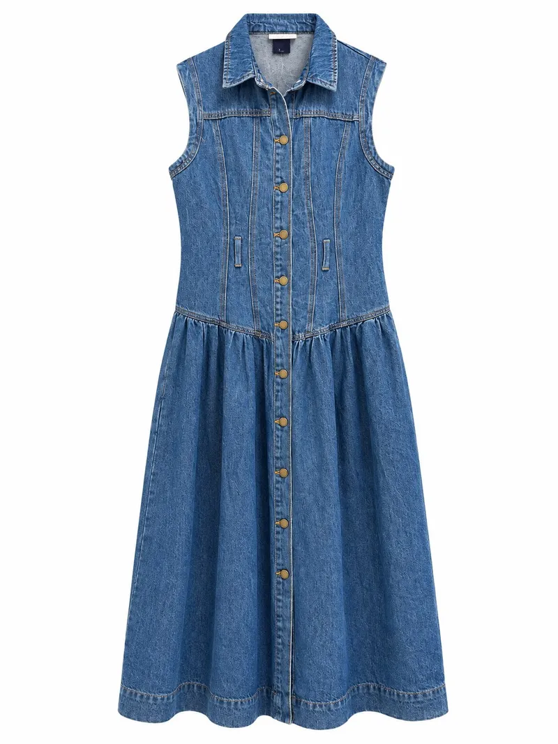 Vestido Denim Classic Chic
