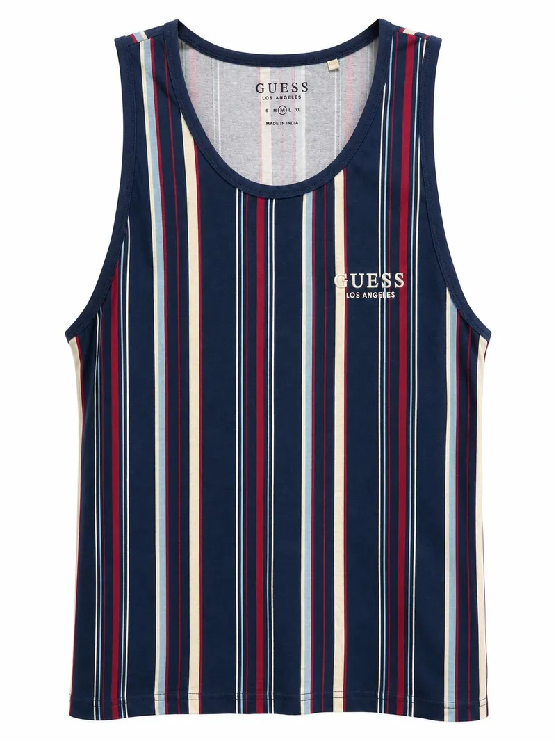 Tank Top Rayas Guess