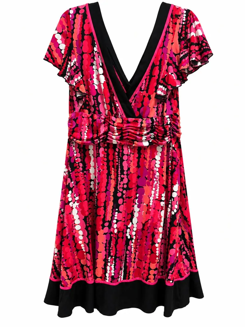 Vestido Midi Estampado Retro, foto 2
