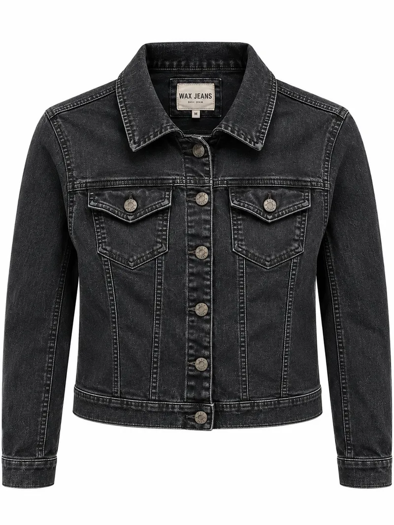 Chaqueta Denim Dark Grey