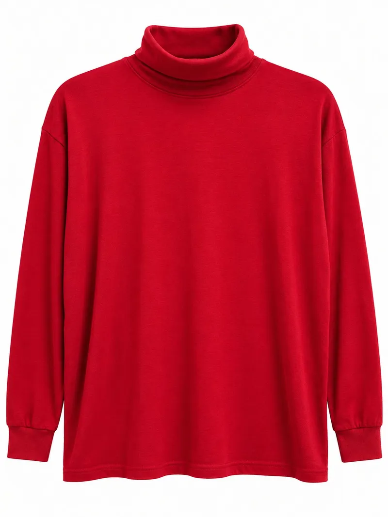 Turtleneck Vintage Red