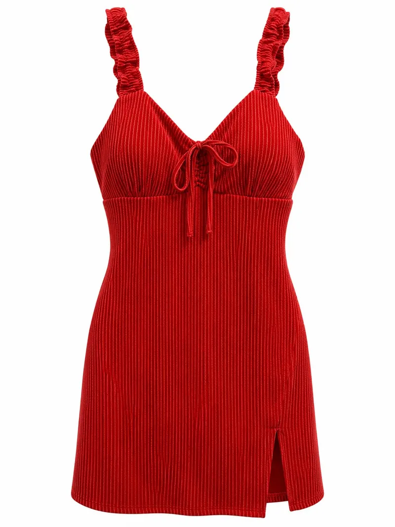 Vestido Red Ruffles