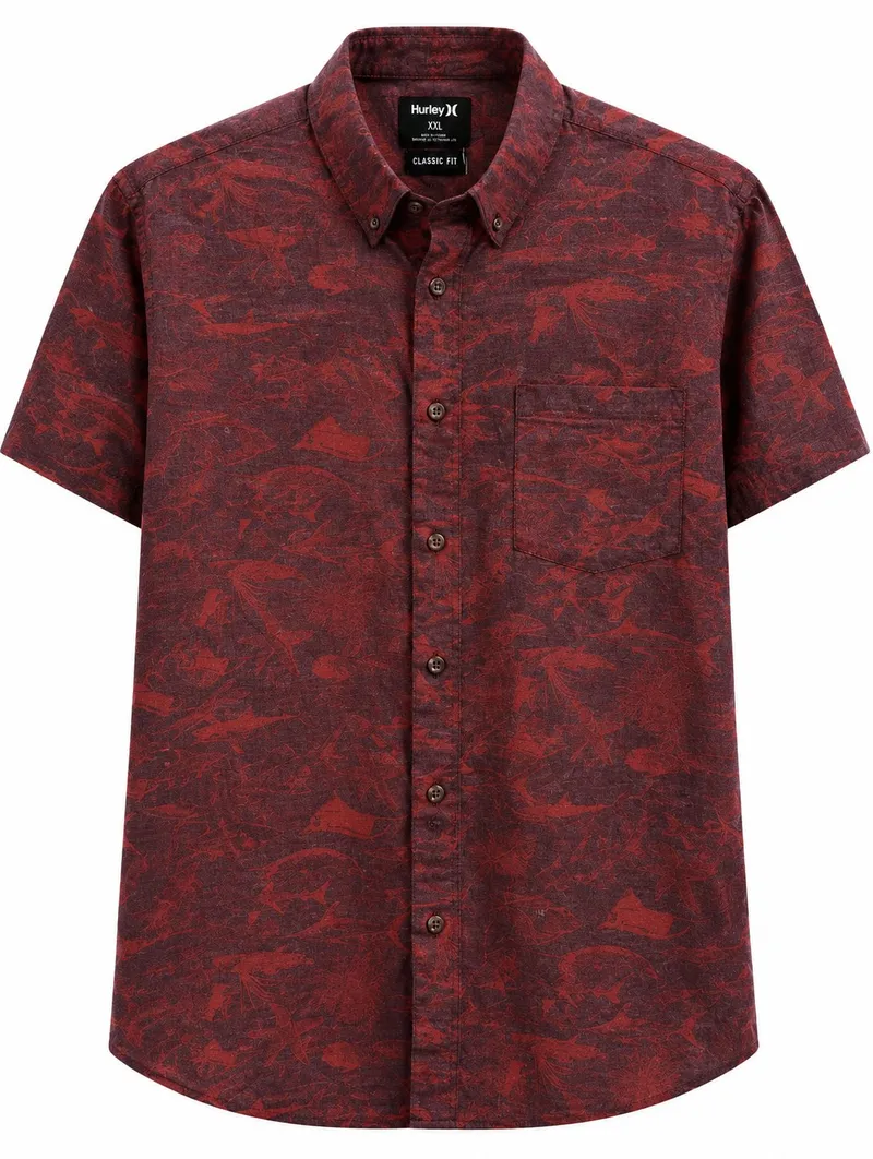 Camisa Estampada Marine Red & Sea