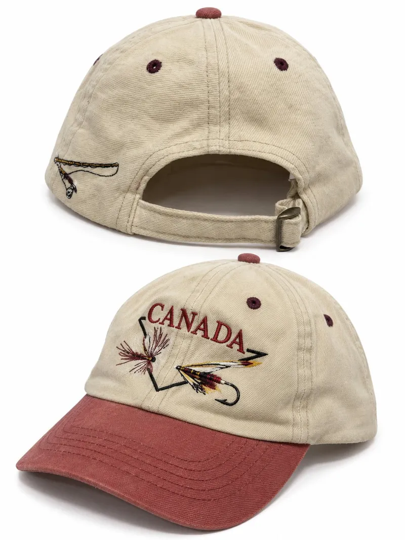 Gorra Vintage Canada Fishing Print