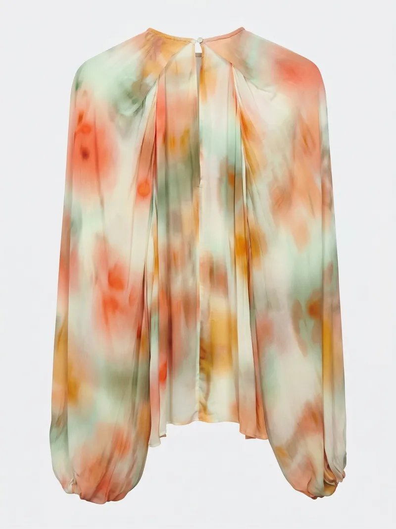 Blusa Fluida Tie-Dye Sunset, foto 2