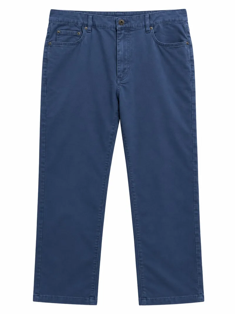 Neatly Arranged Blue Casual Pants