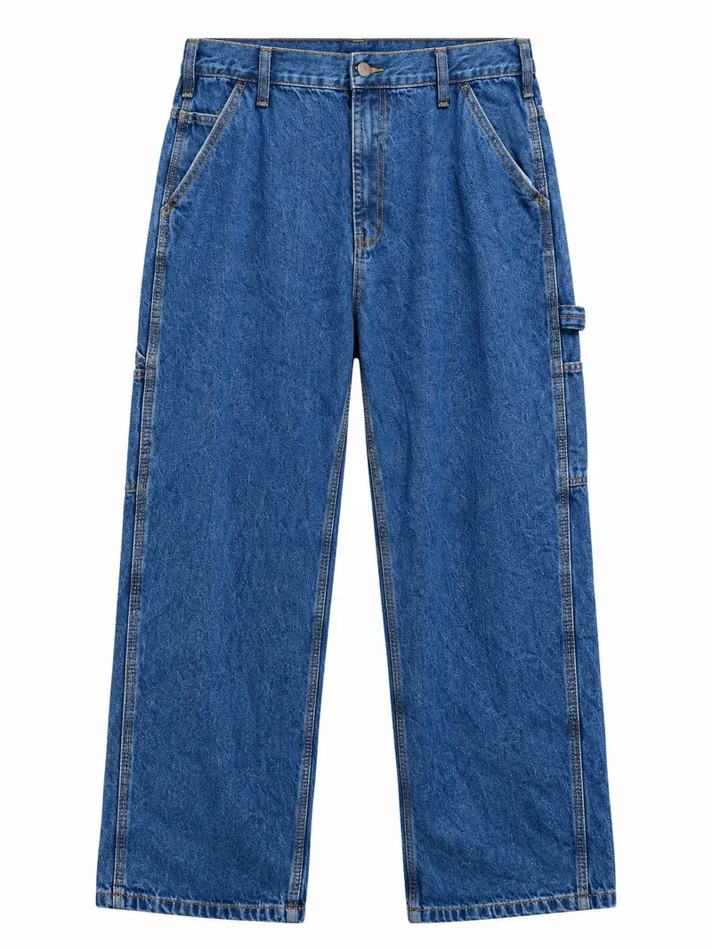 Blue Denim Carpenter Jeans