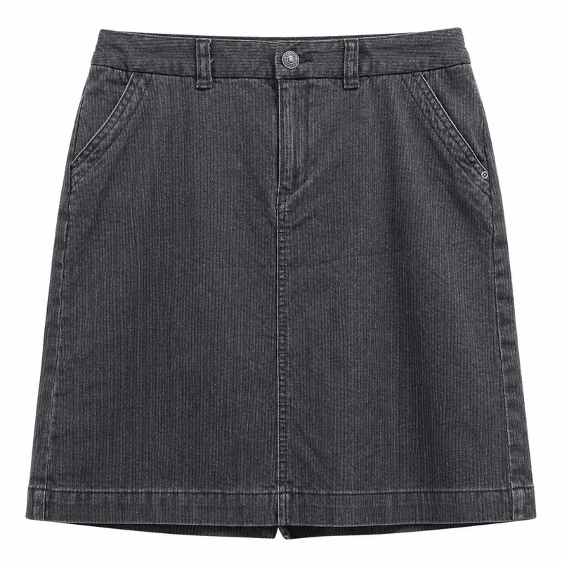 Falda Denim Black